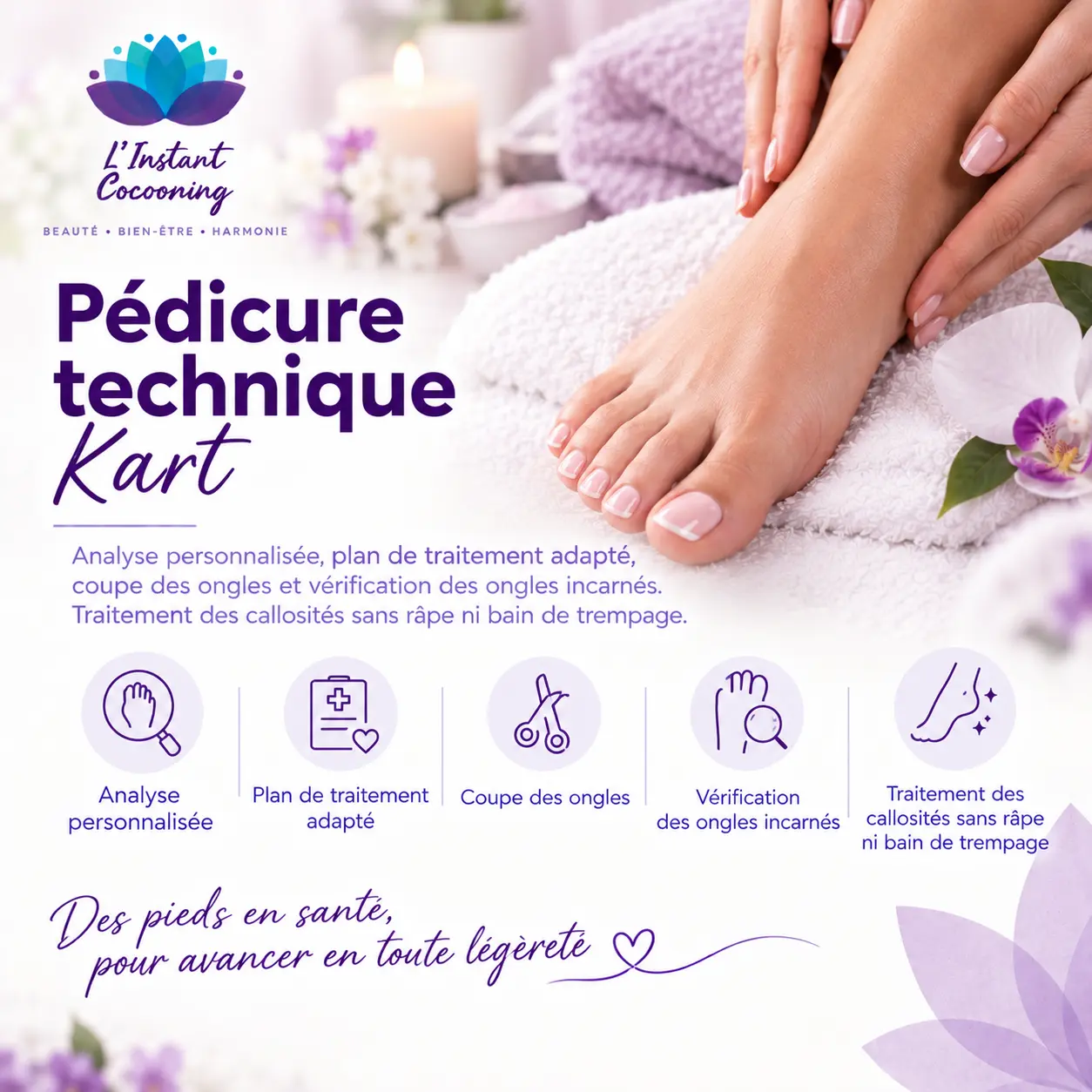 Pédicure technique Kart